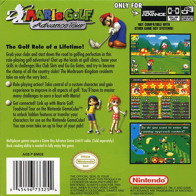 video game Mario Golf: Advance Tour Image