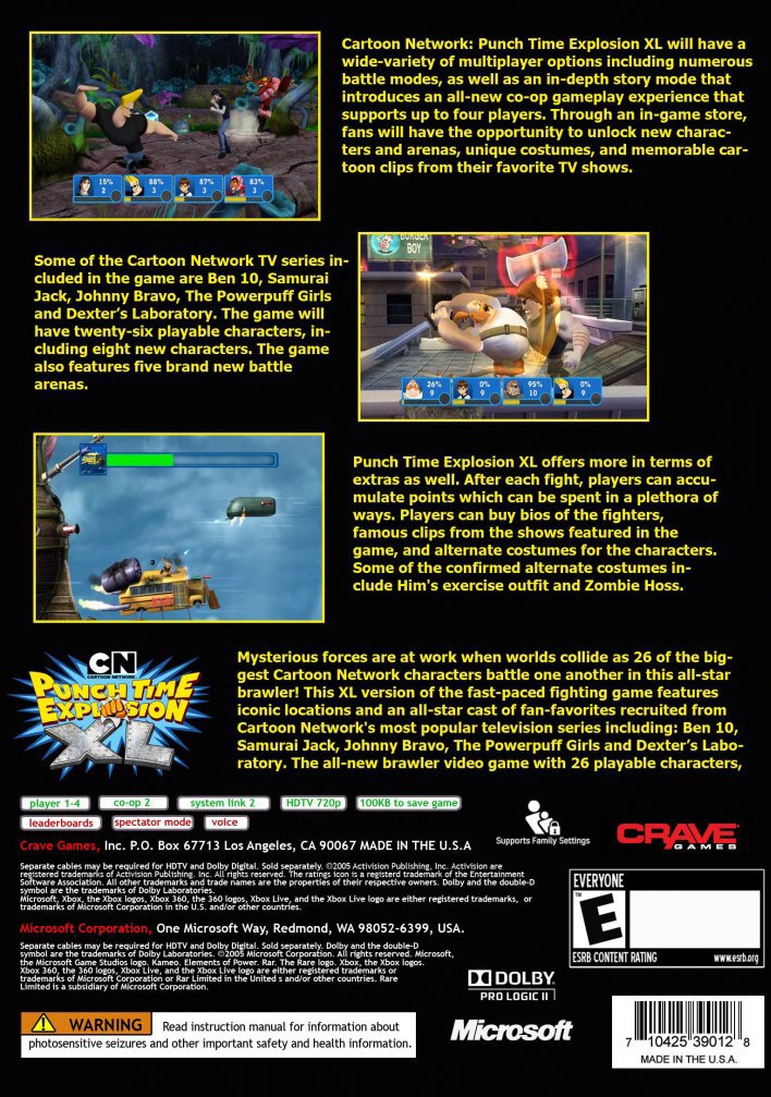 video game Cartoon Network Punch Time Explosion XL Image