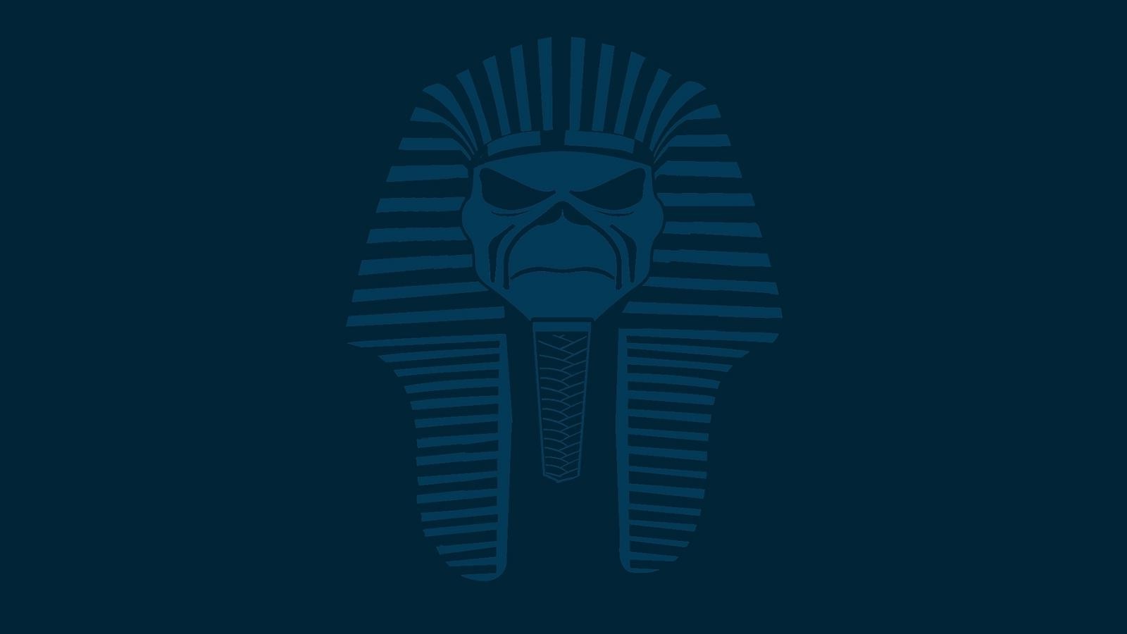 Débardeur Iron Maiden - Motif Pharaon Tête Blanche - Produit Officiel - Homme/Femme - 5