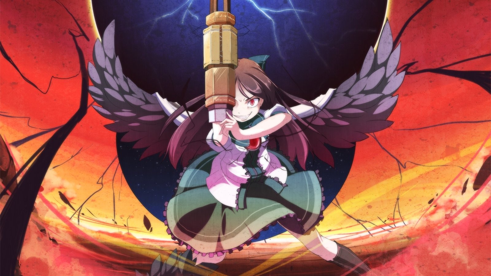 Utsuho Reiuji Anime Touhou Image