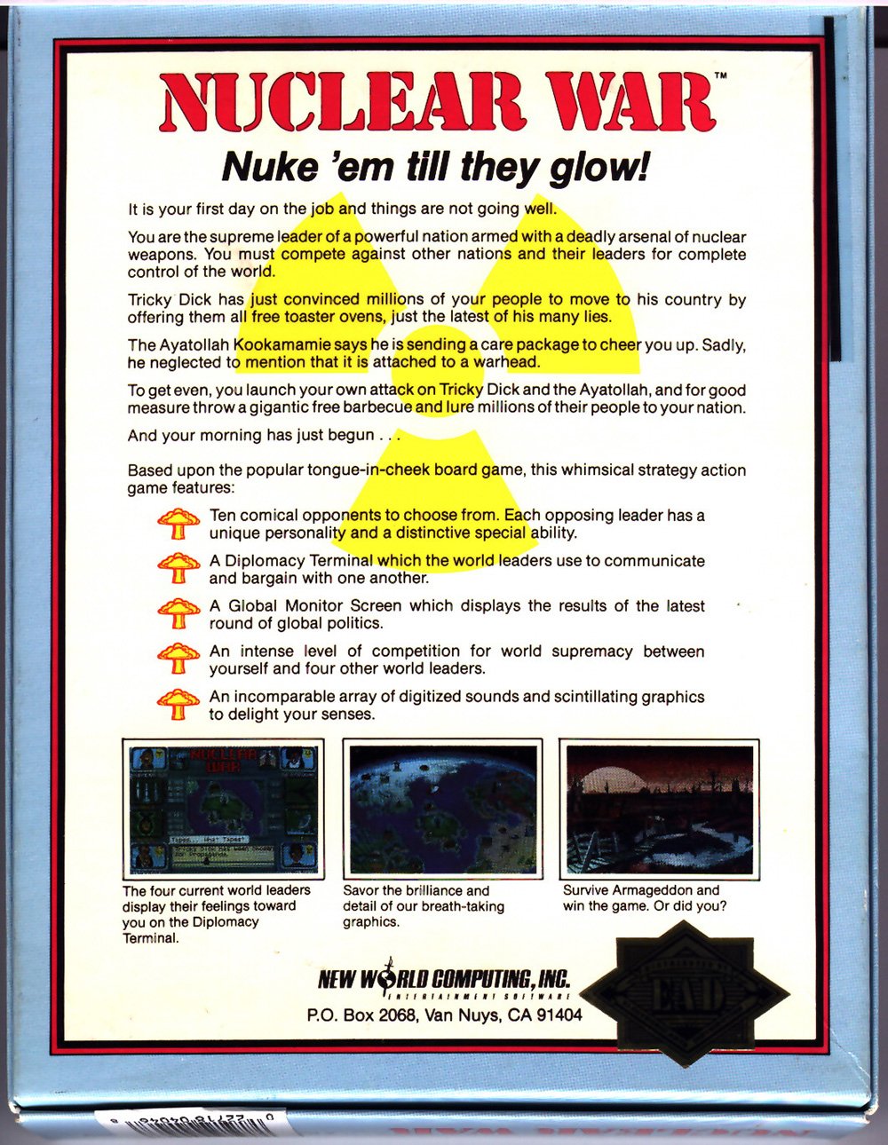 video game Nuclear War Image
