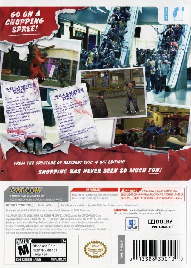 video game Dead Rising: Chop Till You Drop Image