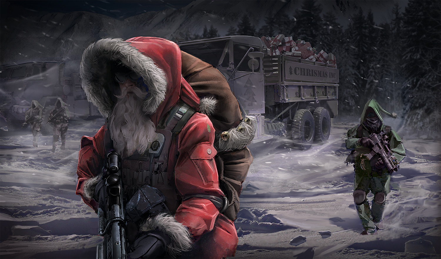 Christmas Picture by Thomas Visscher