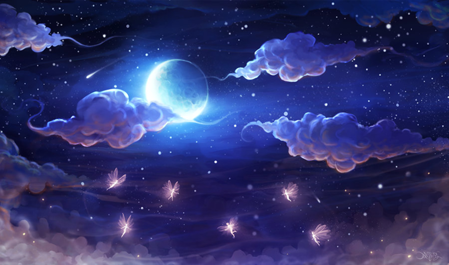 Fantasy Night Sky by Christos Karapanos