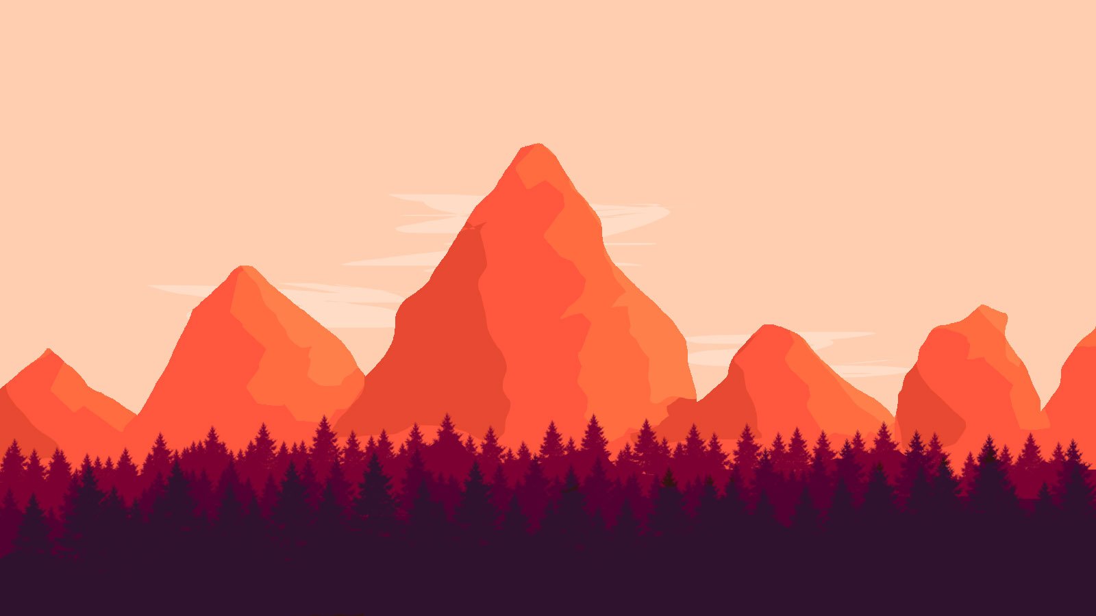 colors forest tree artistic mountain Image