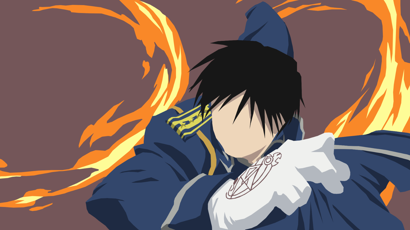  Fullmetal Alchemist Roy Mustang Minimalist