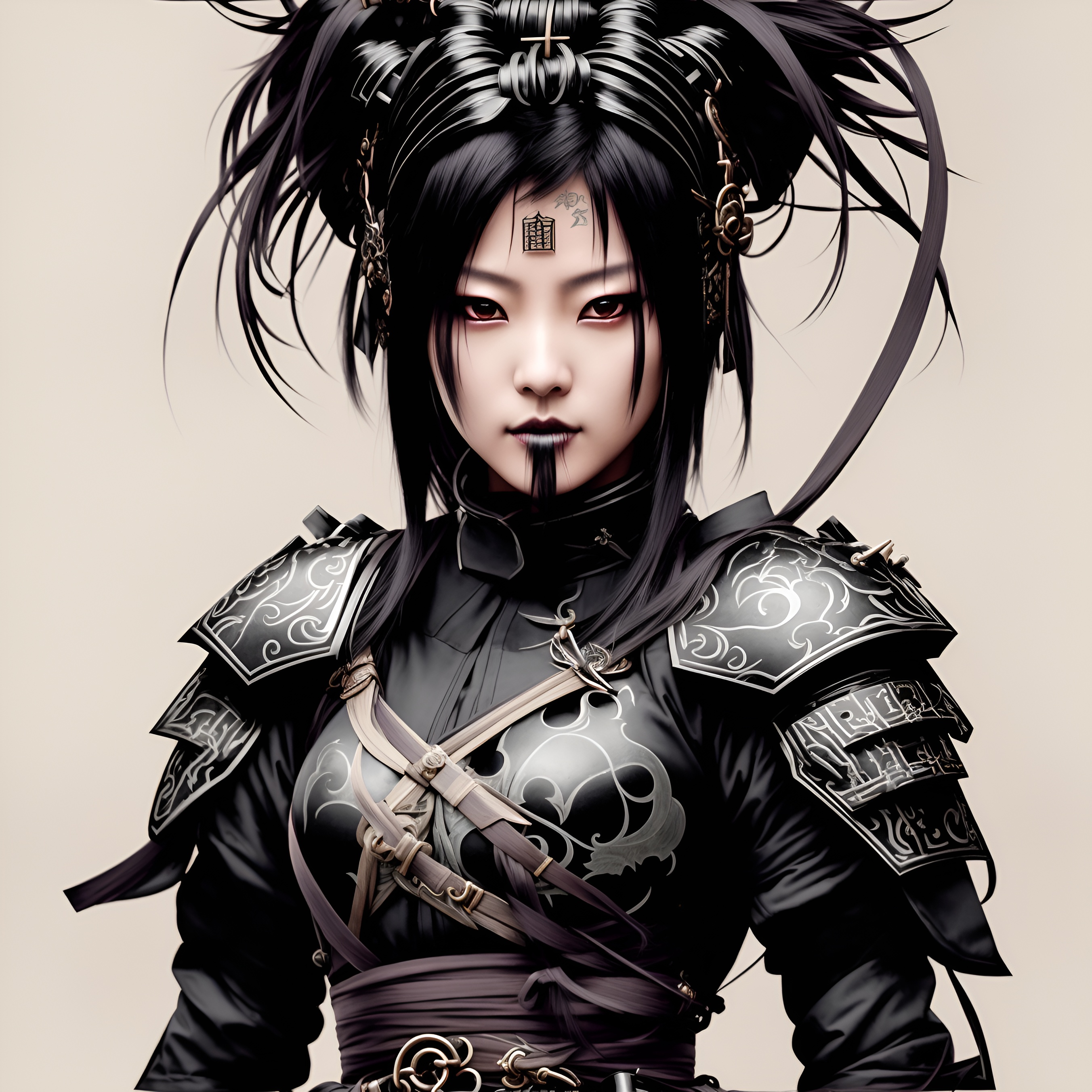 Japanese Warrior Witch by nun2brite