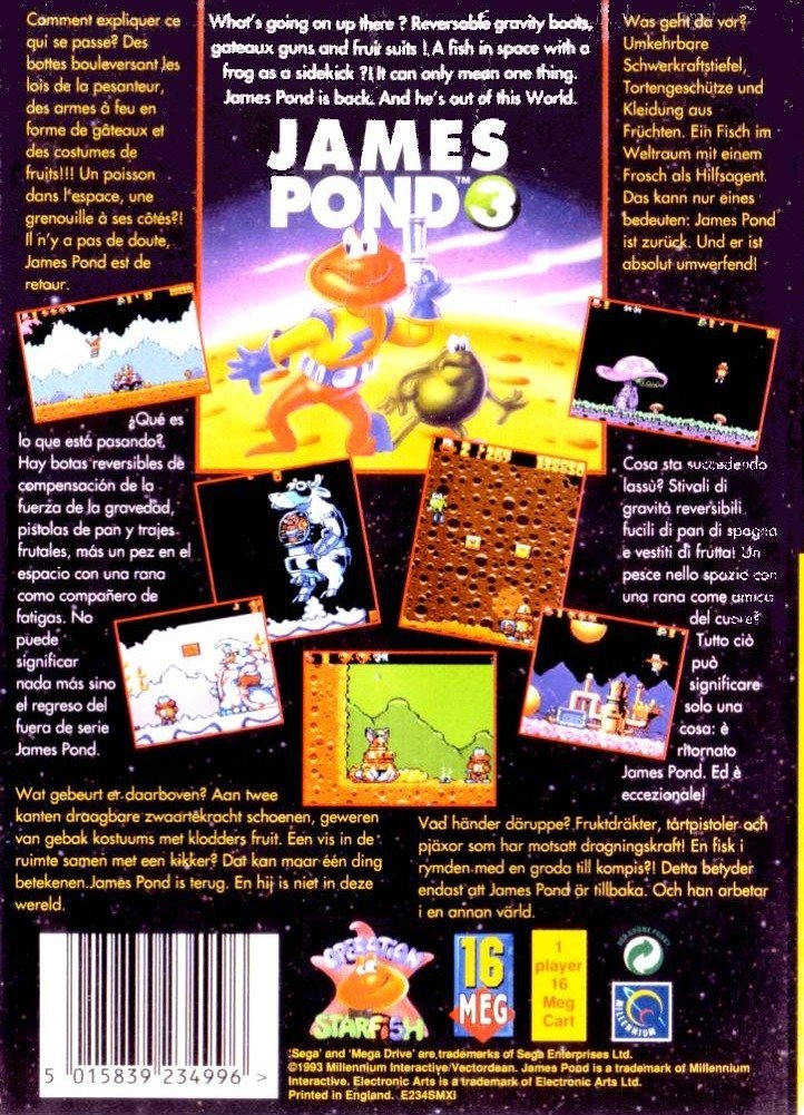 video game James Pond 3: Operation Starfish Image
