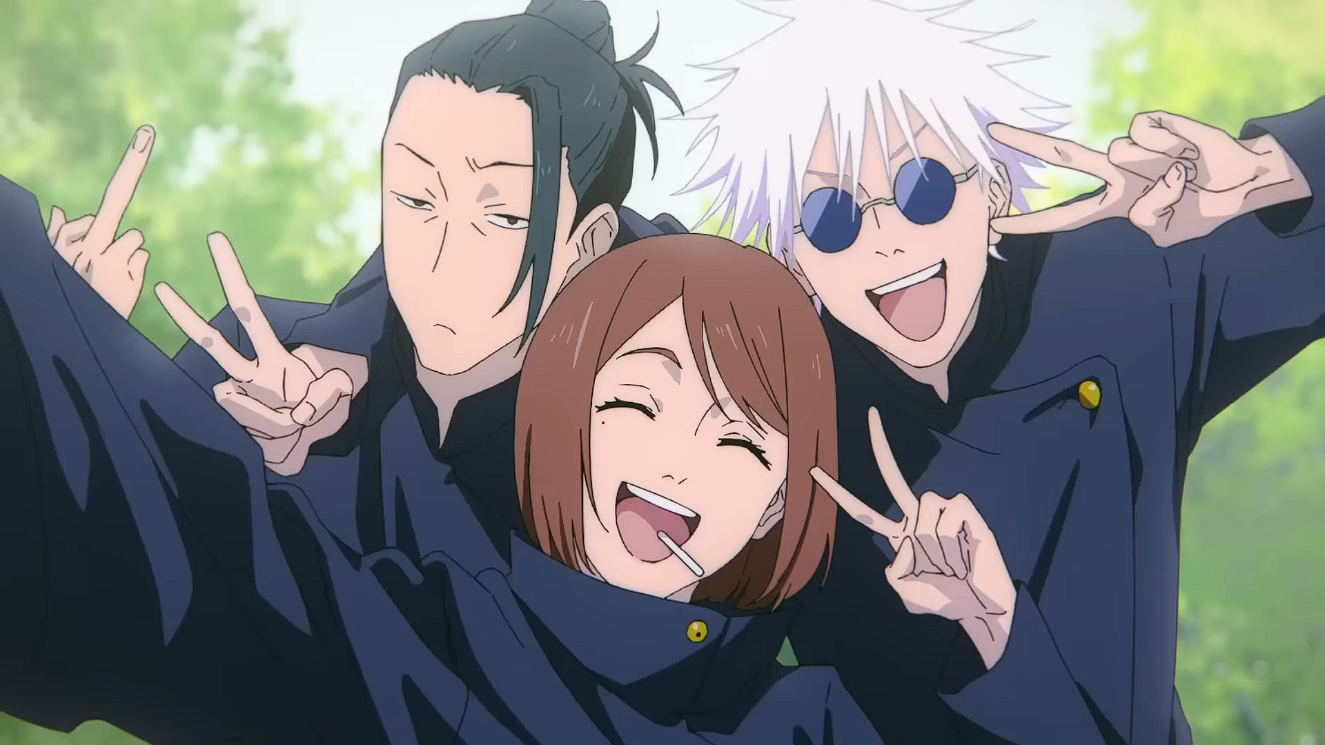 Download Satoru Gojo Shoko Ieiri Suguru Geto Anime Jujutsu Kaisen Gojo & Geto Image