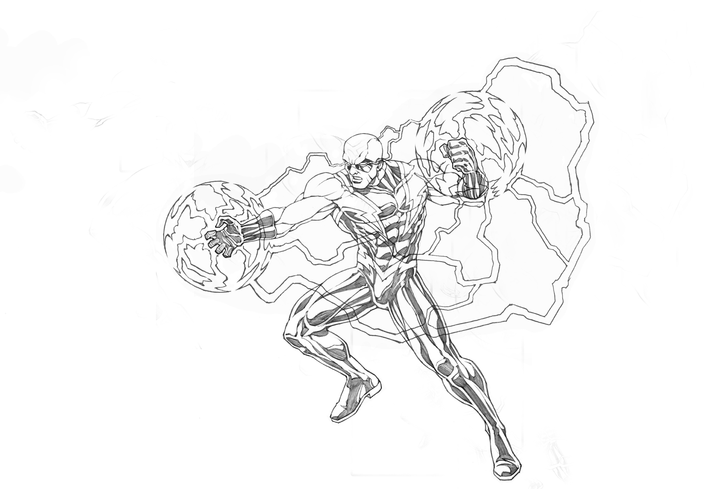 Download Comic Black Lightning Image