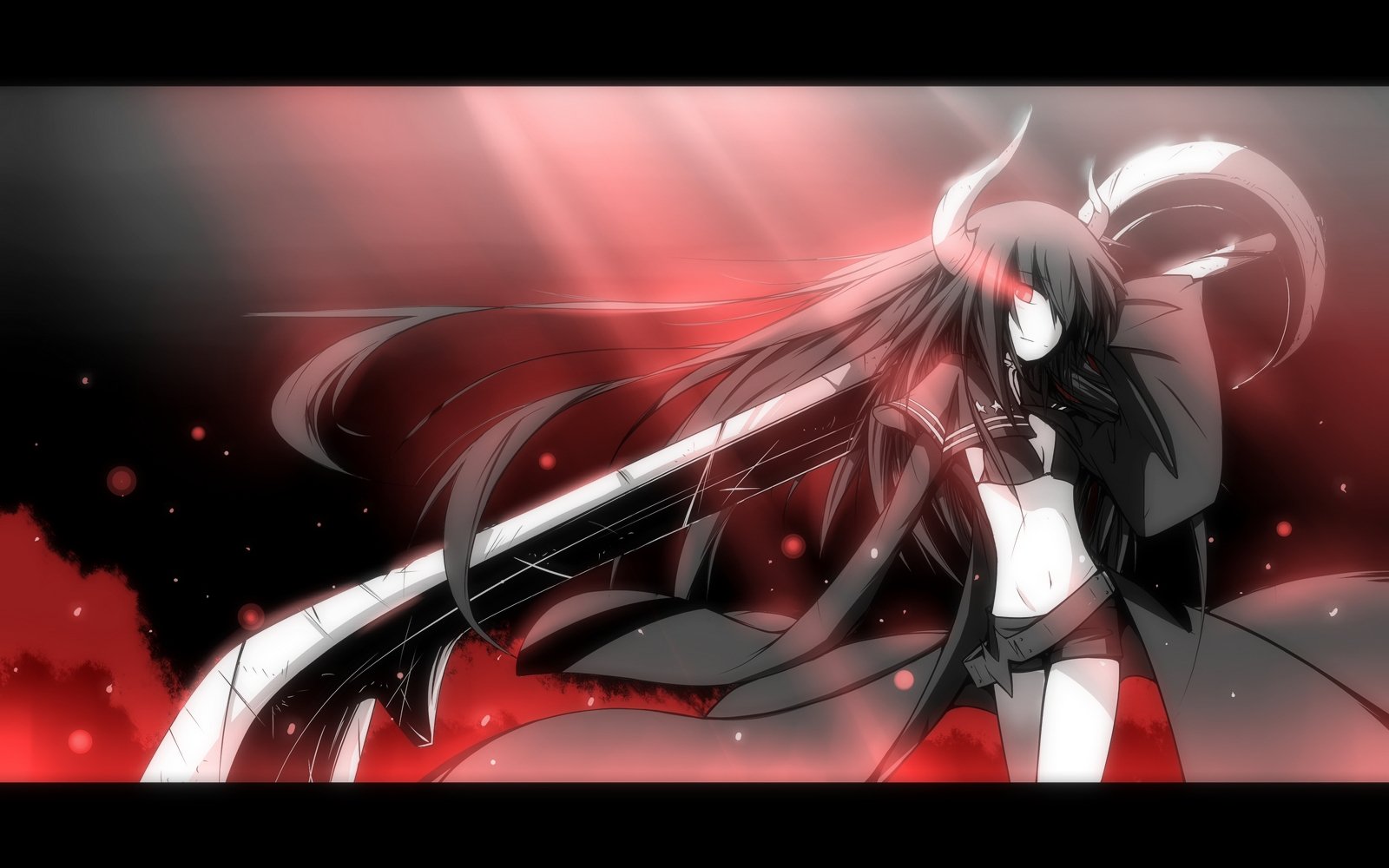 Black Gold Saw Anime Black Rock Shooter Image