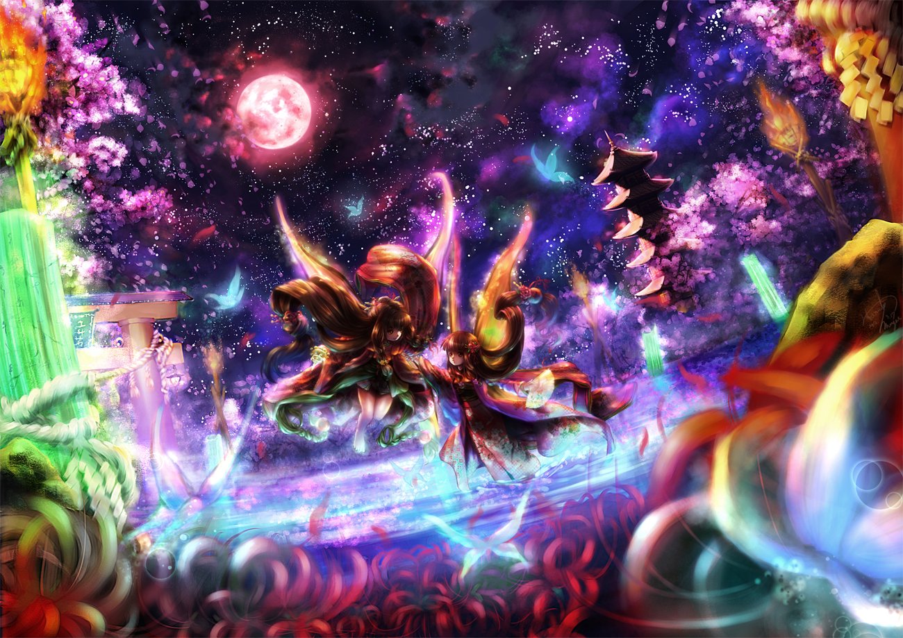 starry sky fantasy night Anime Original anime night fantasy anime Image