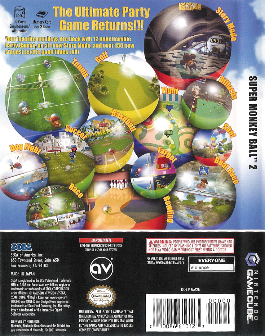video game Super Monkey Ball 2 Image