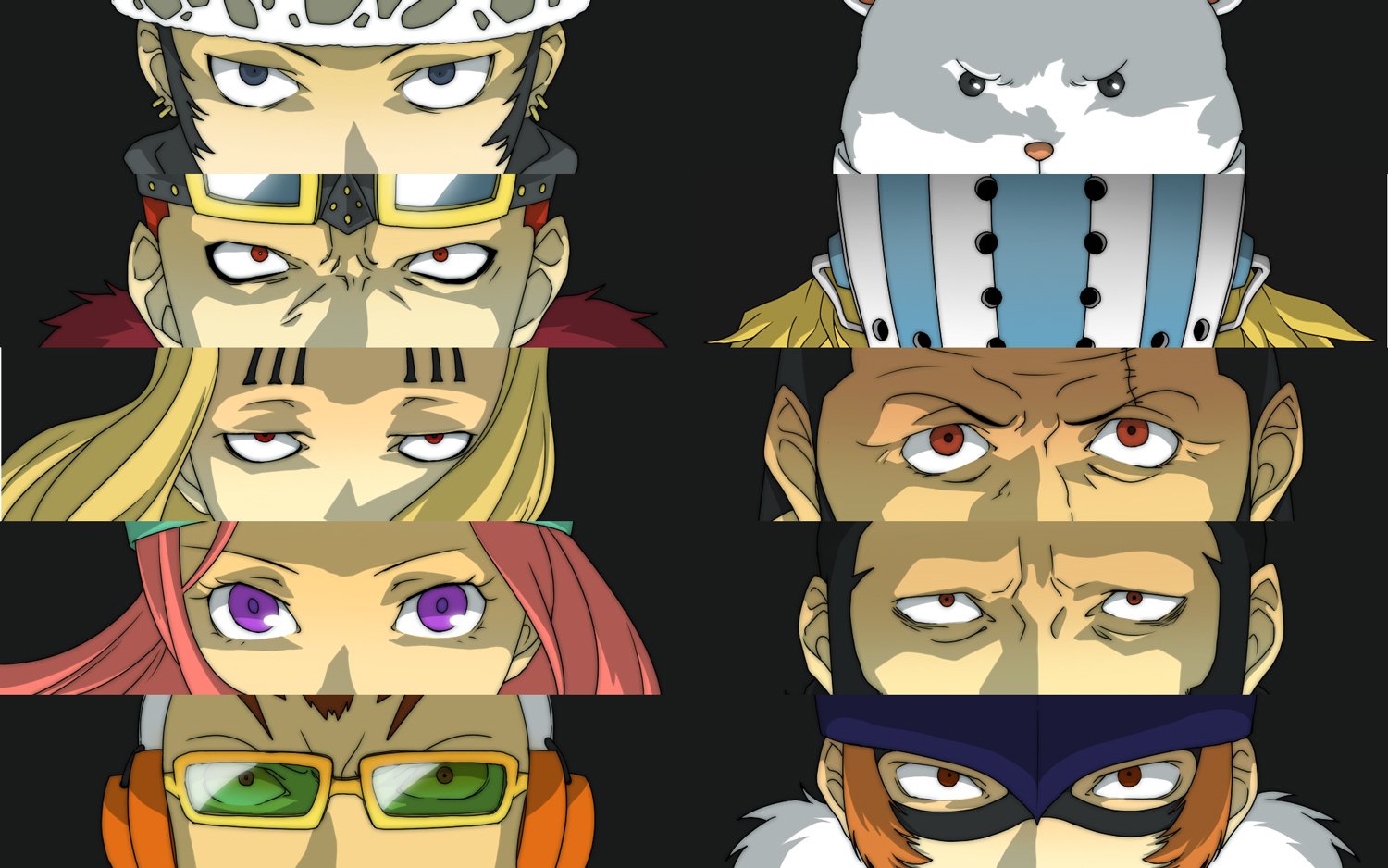 Jewelry Bonney Basil Hawkins X Drake Bepo (One Piece) Eustass Kid Urouge (One Piece) Killer (One Piece) Anime One Piece Image