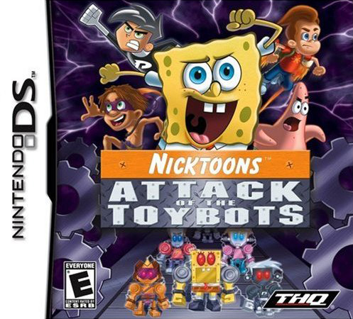 Nicktoons: Attack of the Toybots Nintendo DS Cover