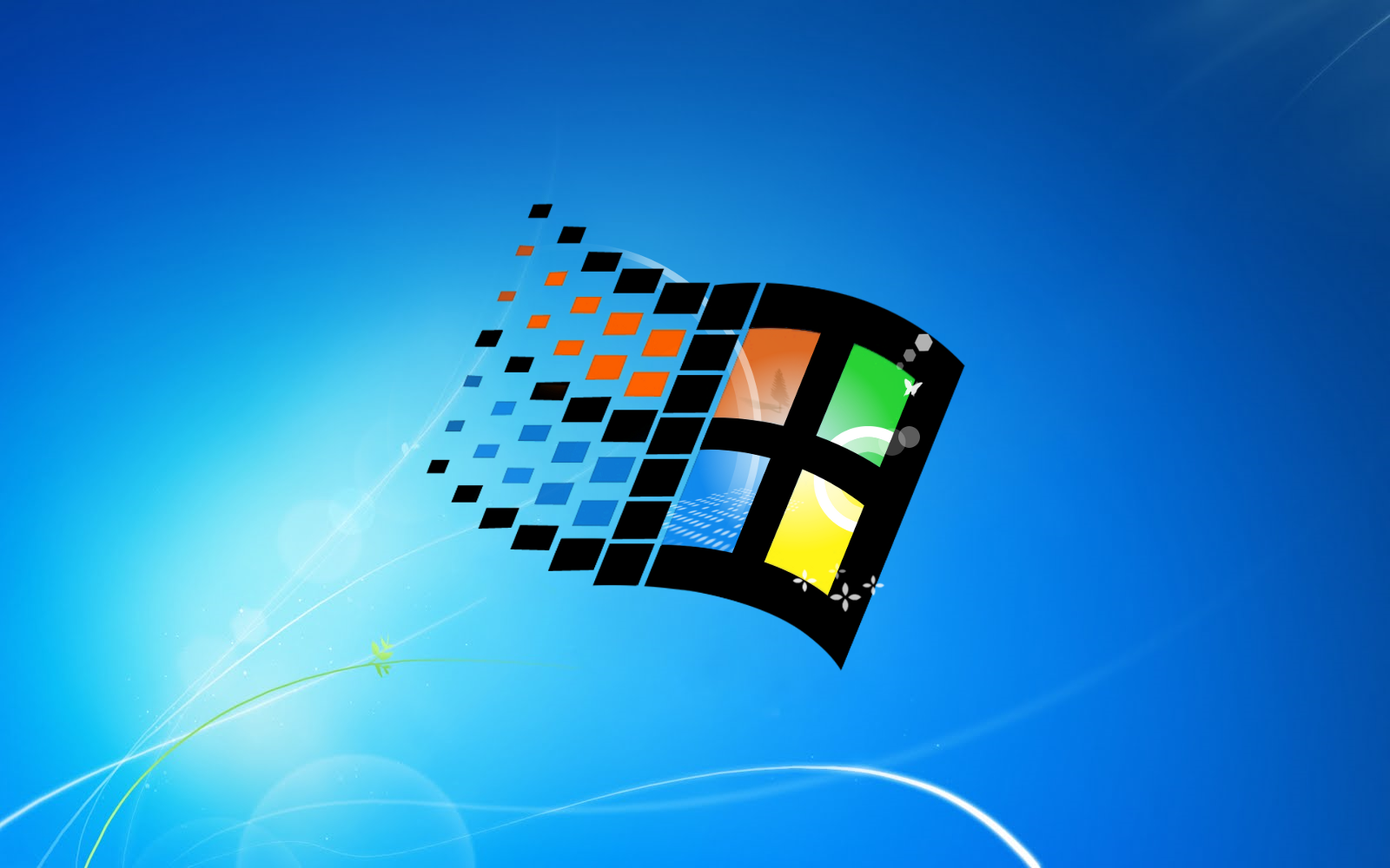 Windows 7 95 flag by Spritanium