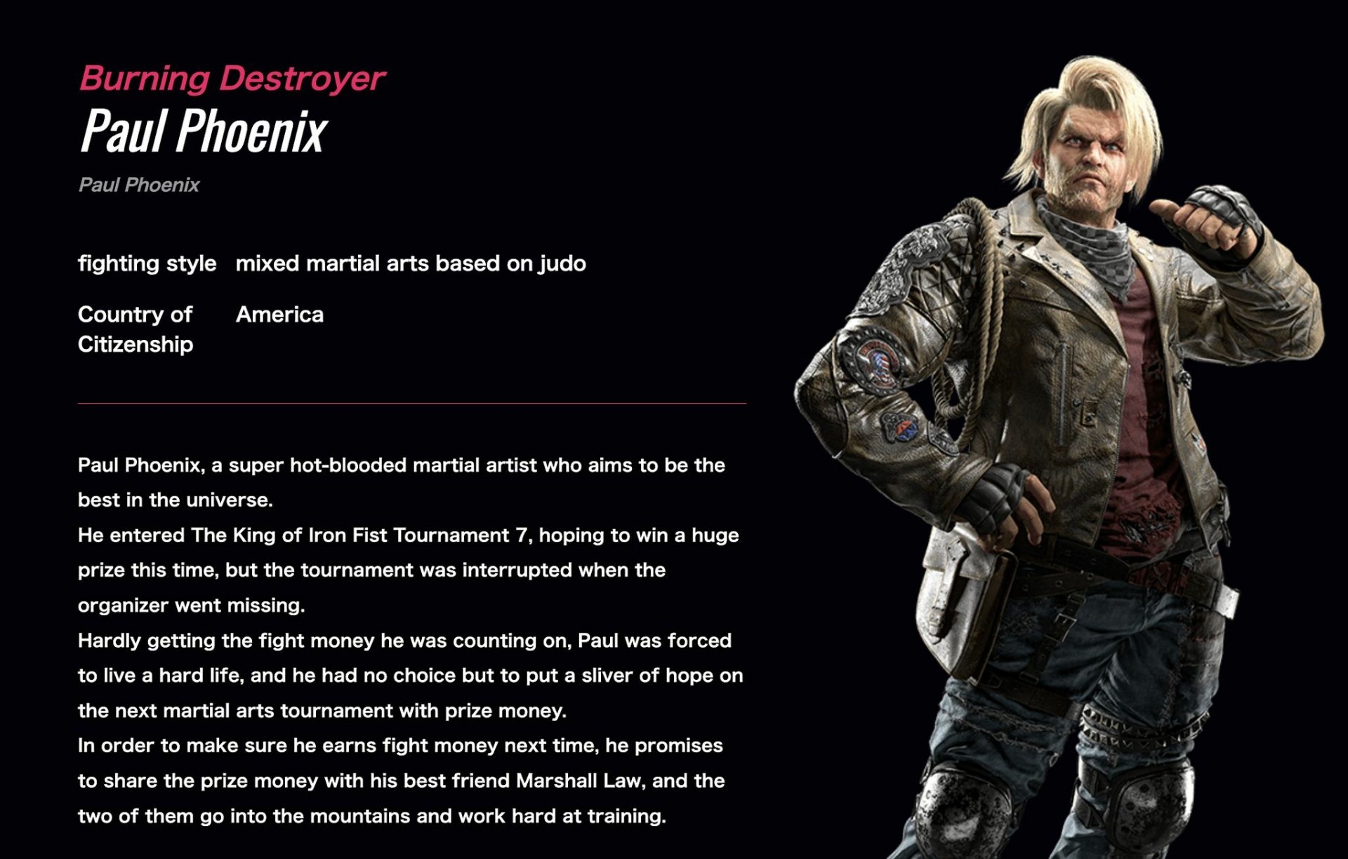 Paul Phoenix video game Tekken 8 Image