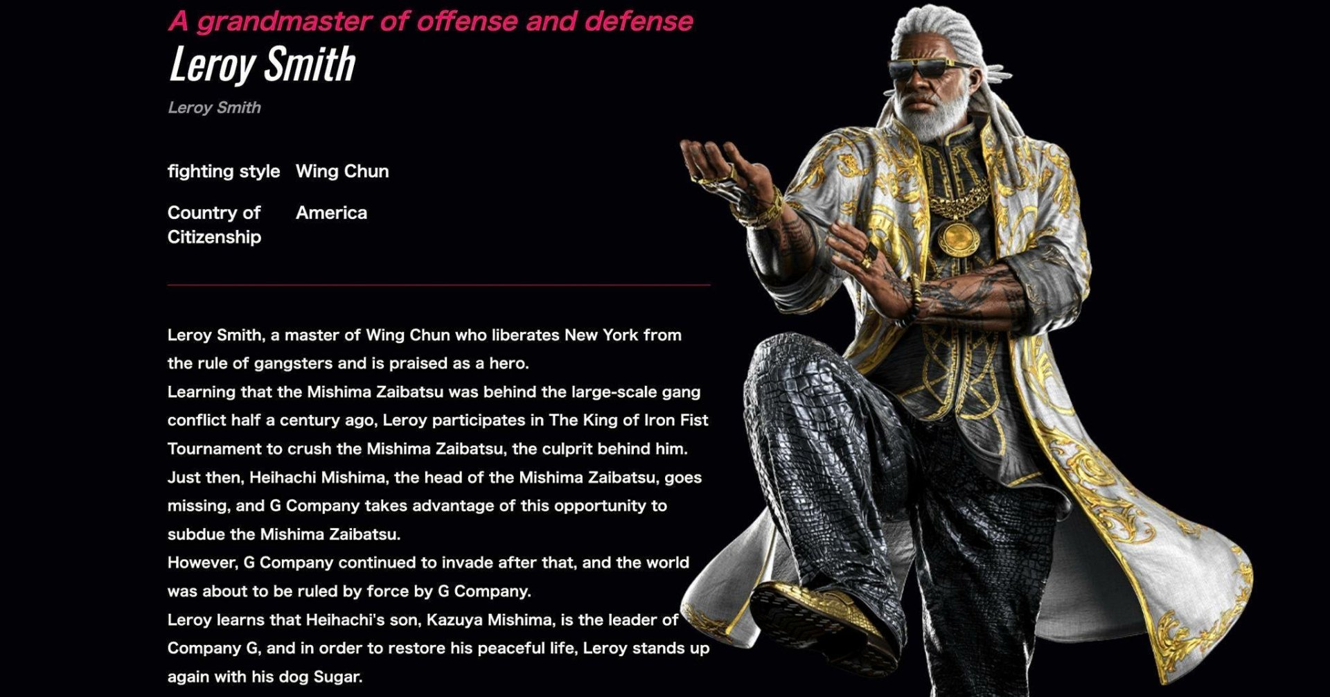 Leroy Smith video game Tekken 8 Image