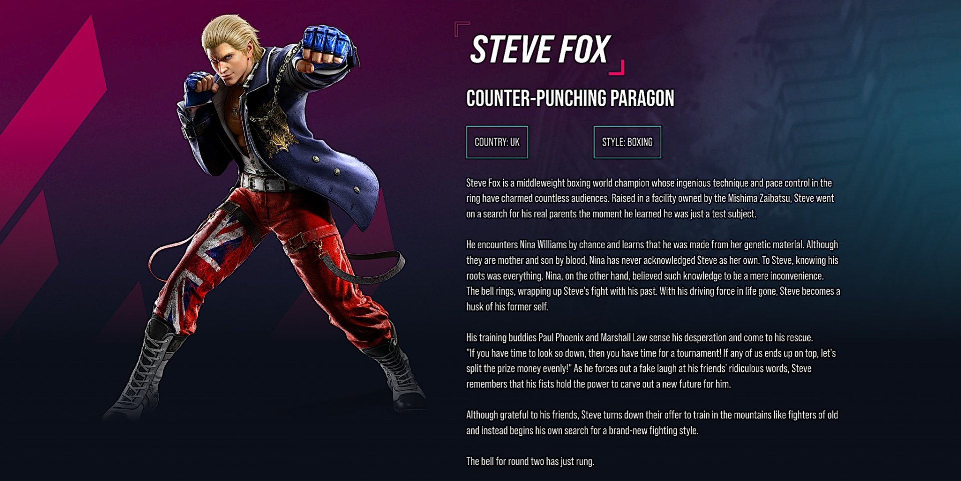 Steve Fox video game Tekken 8 Image