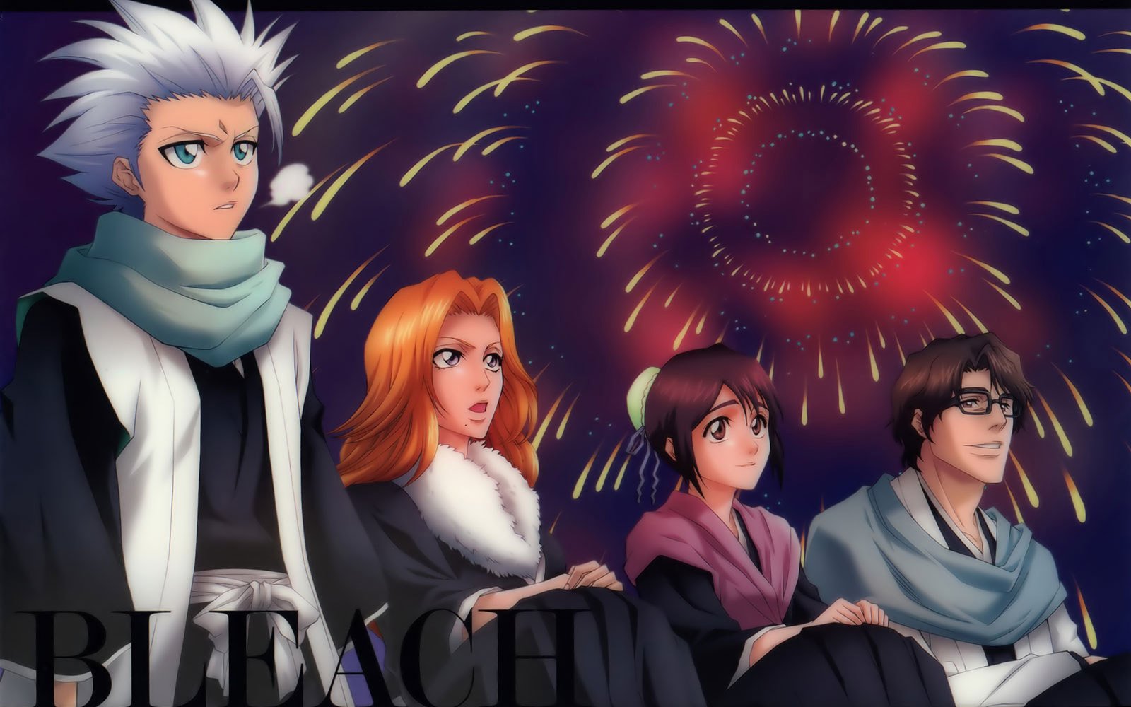 Sōsuke Aizen Momo Hinamori Rangiku Matsumoto Tōshirō Hitsugaya Anime Bleach Image