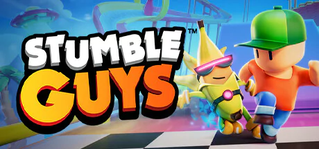 Colorful characters race in the vibrant multiplayer video game Stumble Guys, showcasing dynamic movement and playful competition.