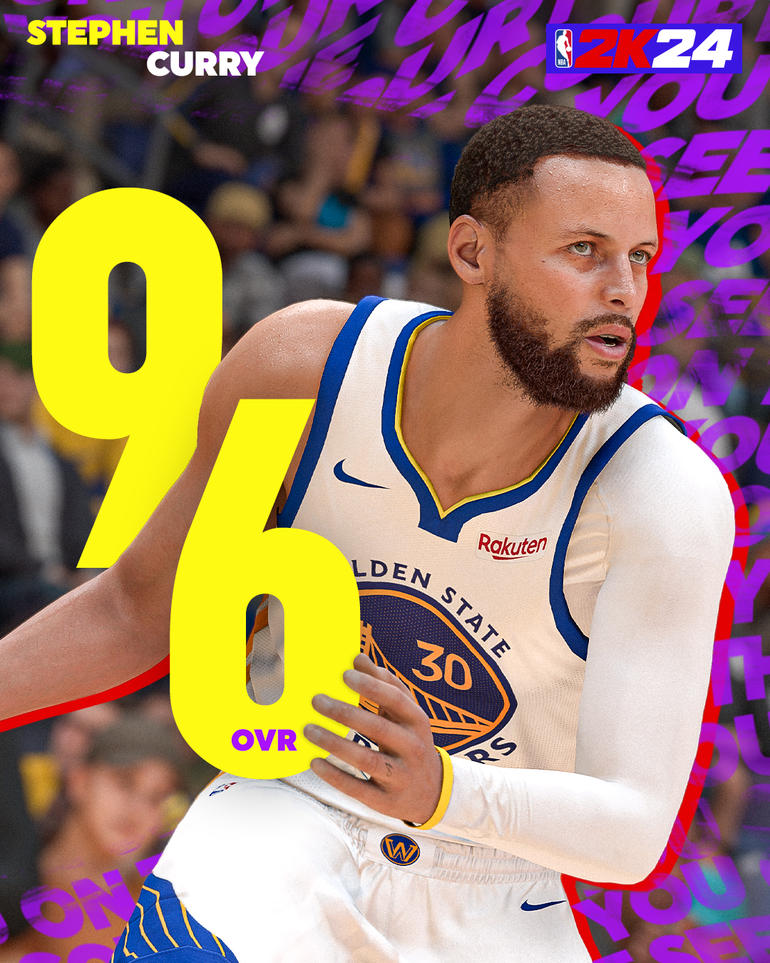 Download Stephen Curry Video Game NBA 2K24 Image