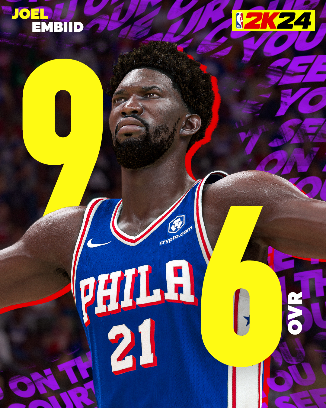 Joel Embiid NBA 2K24 Rating Image Image Abyss