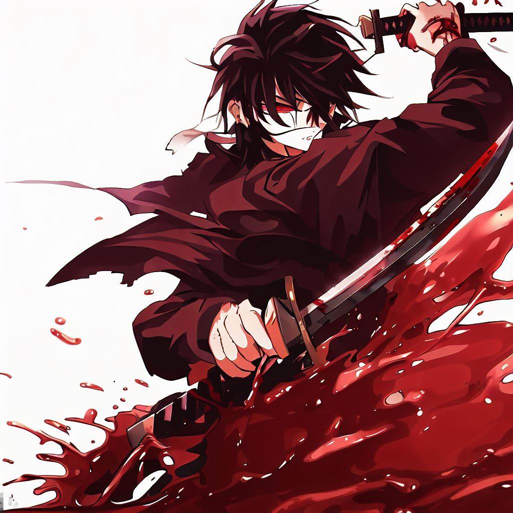 Anime with blood