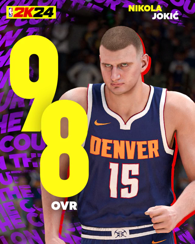  Nikola Jokic NBA 2K24 Rating Image