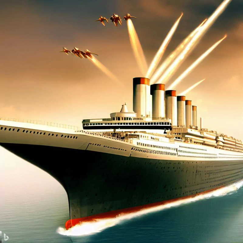  Titanic with jets