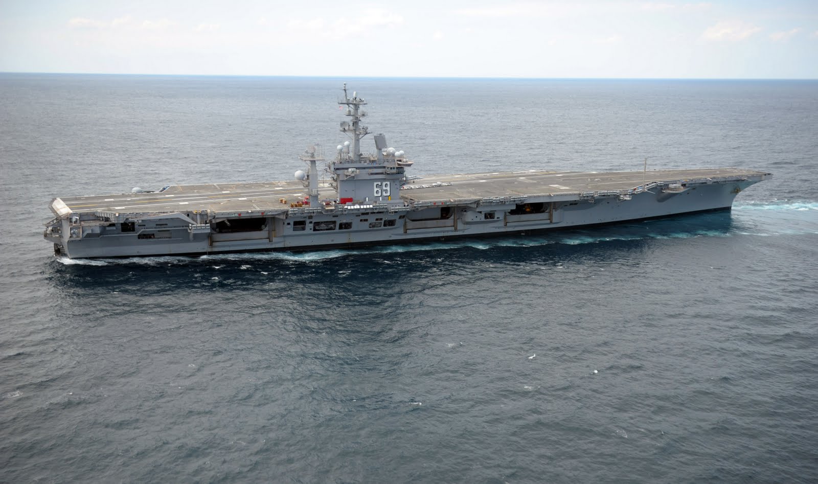 Nimitz-class aircraft carrier USS Dwight D. Eisenhower by Christopher Stoltz