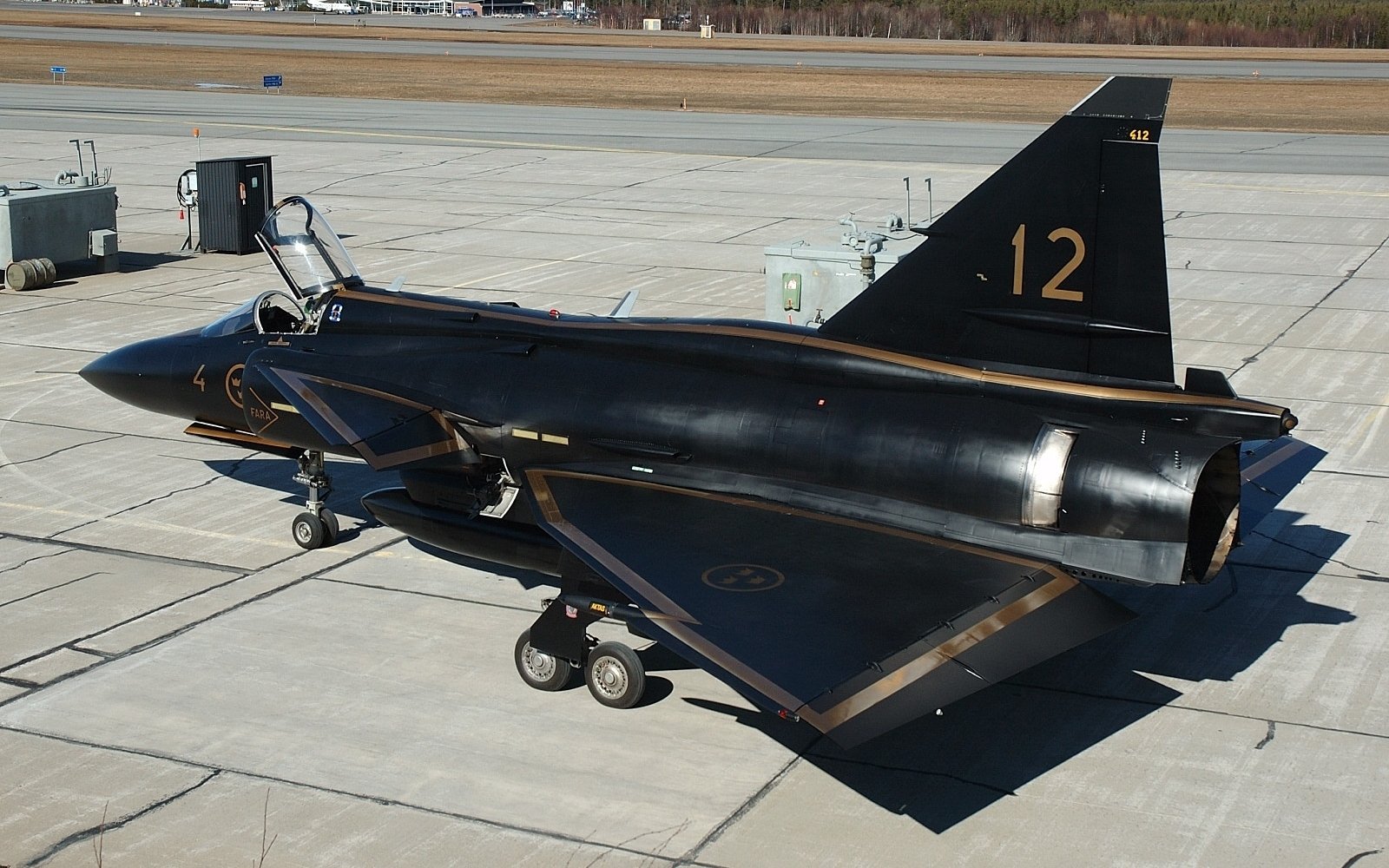 Download Military Saab 37 Viggen Image