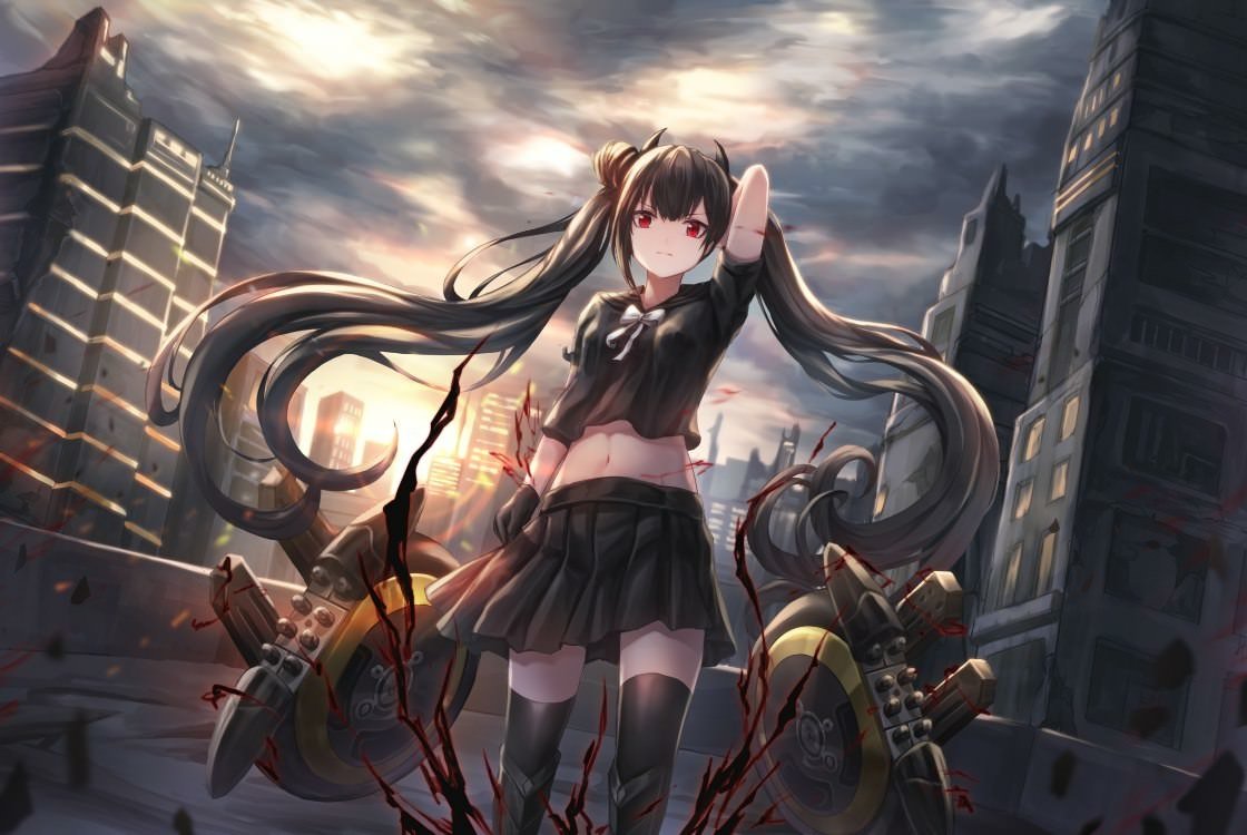 Download Ouroboros (Girls Frontline) City Video Game Girls Frontline Image