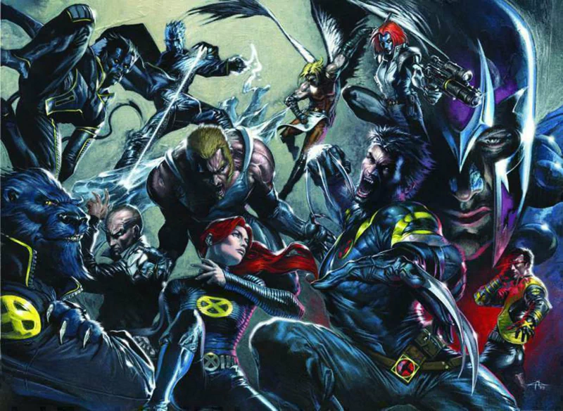 Mystique (Marvel Comics) Iceman (Marvel Comics) Sabertooth Forge (Marvel Comics) Jean Grey Angel (Marvel Comics) Magneto (Marvel Comics) Beast (Marvel Comics) Nightcrawler (Marvel Comics) Wolverine Comic X-Men Image