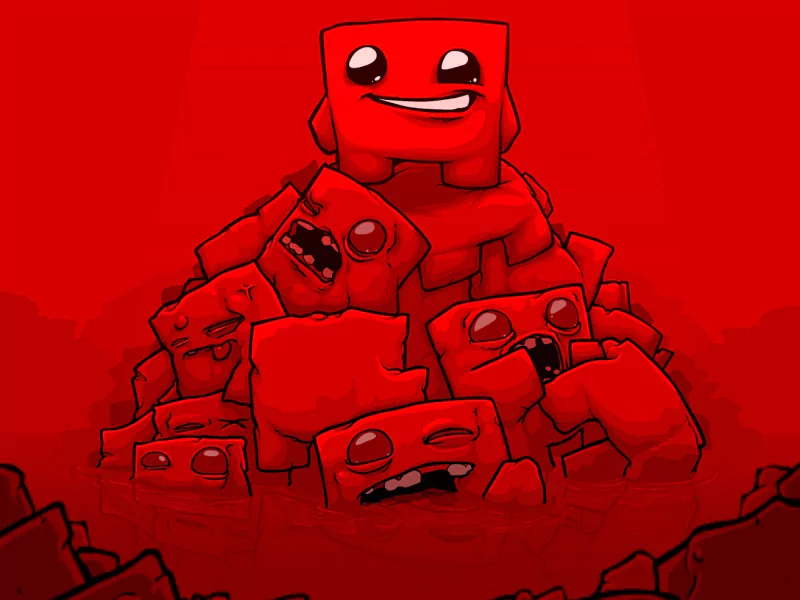video game Super Meat Boy Image