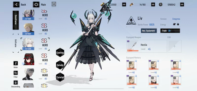 Liv (Punishing: Gray Raven) video game Punishing: Gray Raven Image