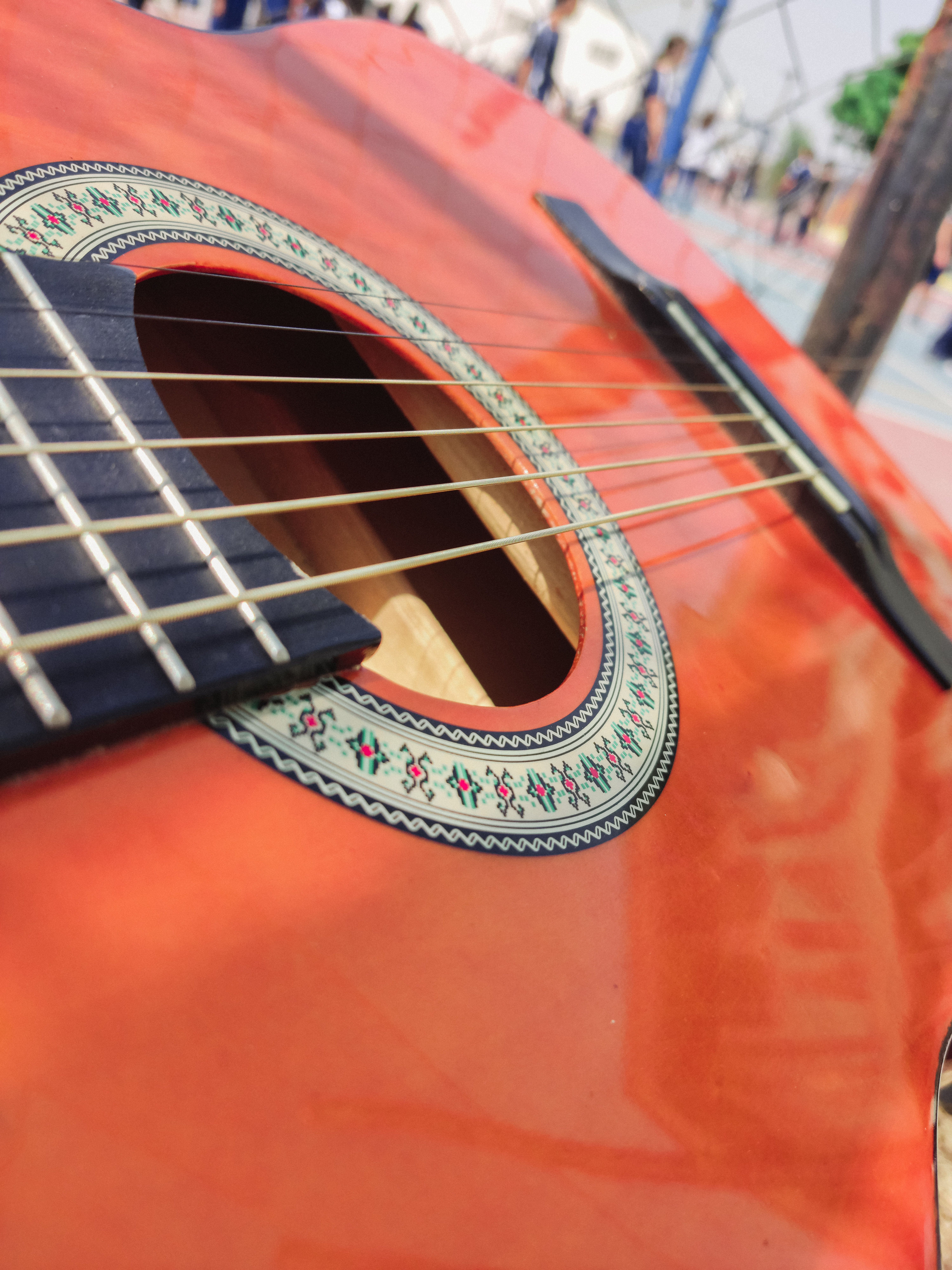 A close up of a guitar by Hermano006