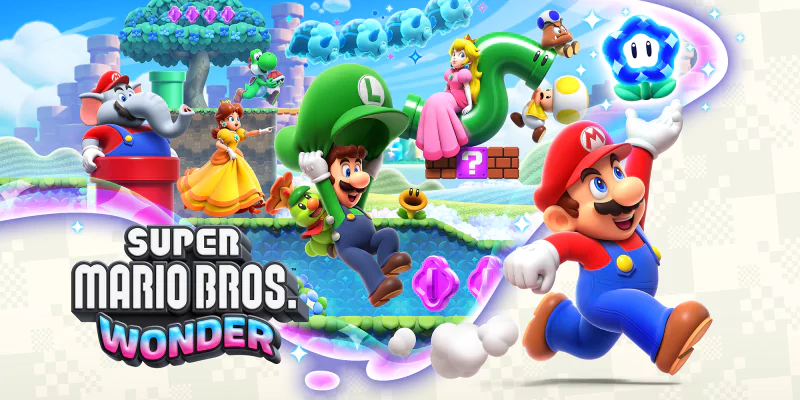 Super Mario Bros. Wonder video game Super Mario Bros. Nintendo Switch Image