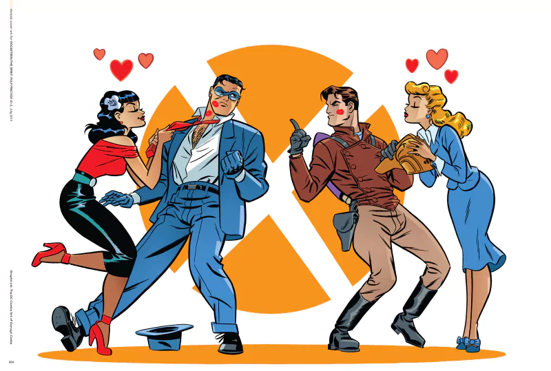 Comic Rocketeer/The Spirit: Pulp Friction Image