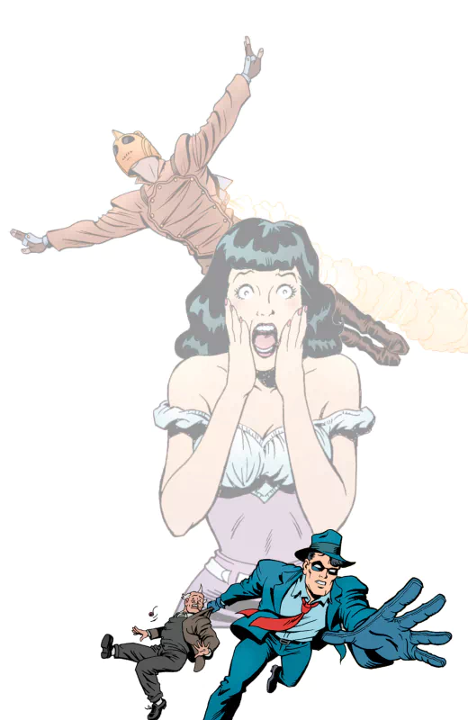 Comic Rocketeer/The Spirit: Pulp Friction Image