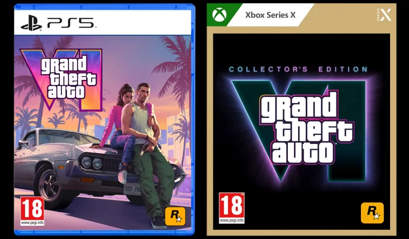  Grand Theft Auto VI | GTA 6 - Standard &amp; Collector's Edition Cover - PS5 &amp; XBOX Series X by deviantart.com/NurBoyXVI