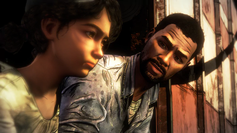  Clementine and Lee Everett Flashback Wallpaper | The Walking Dead The Final Season | Telltale Games.