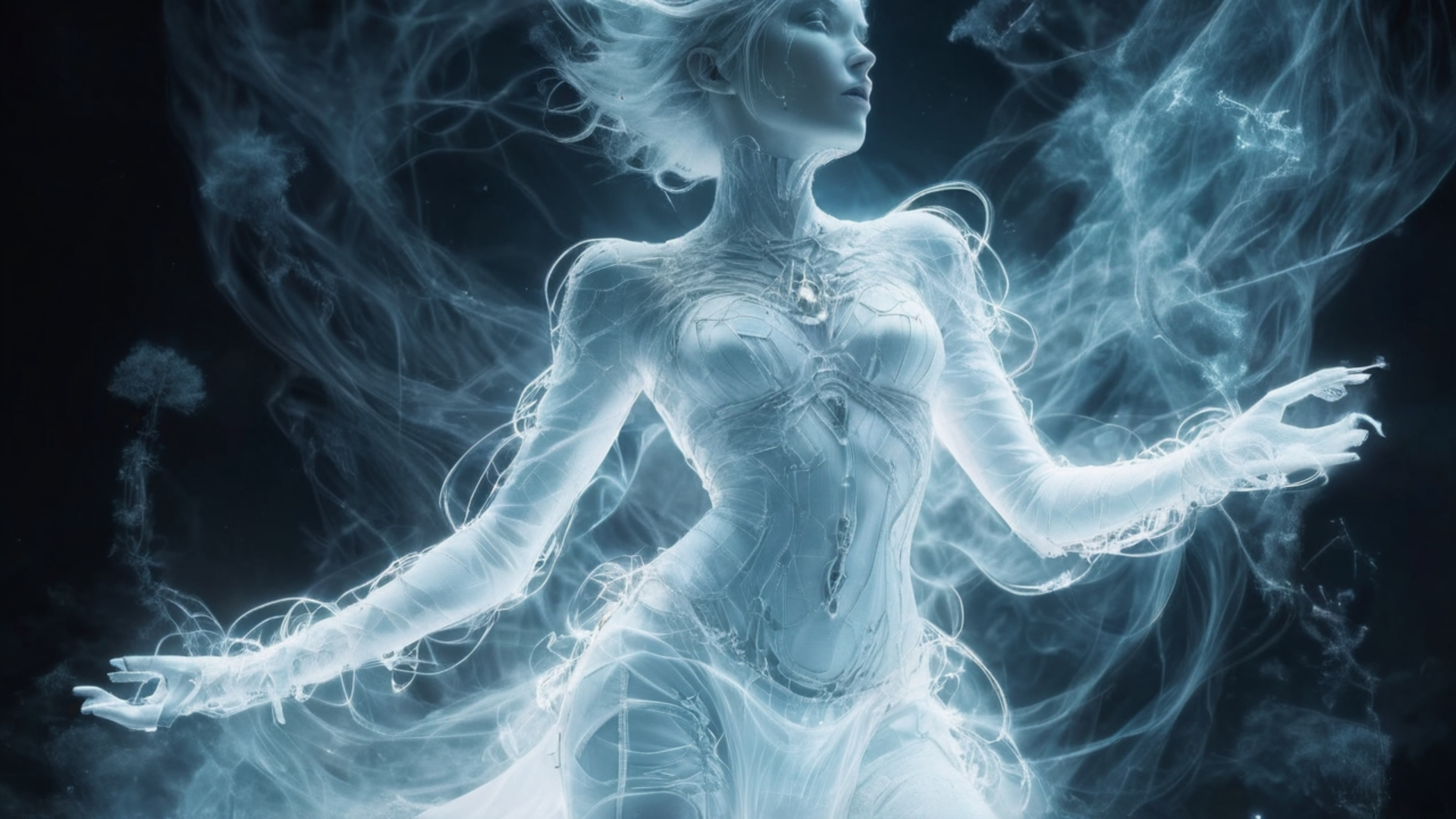 White Diffuse Hallucinatory Female by AnimeHead