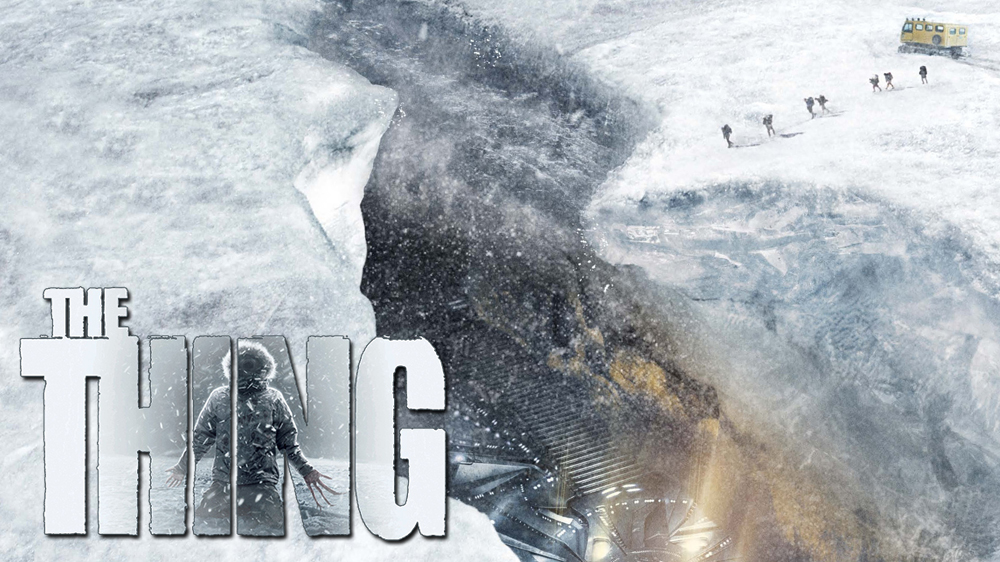 The thing below. Нечто фильм 2011 Постер. Нечто 2011 оригинальная форма.