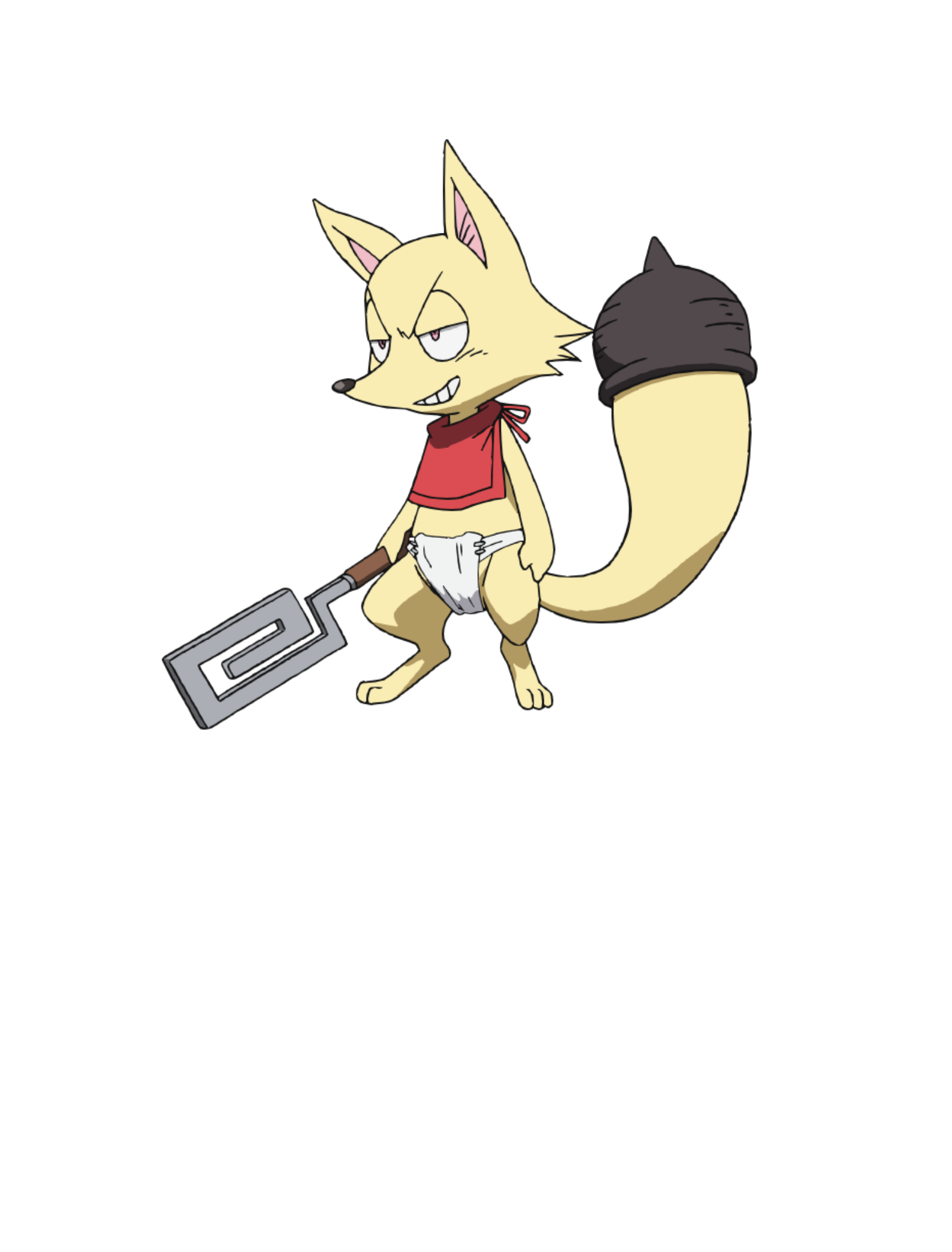 Anime character from Shaman King Flowers series standing with a confident expression and holding a small rectangular object.