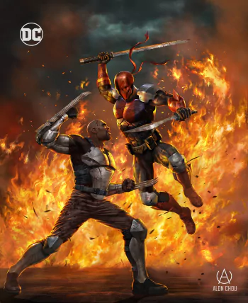 Teen Titans Wallpaper: Deathstroke ( Slade ) | Slade teen titans, Teen  titans, Old teen titans