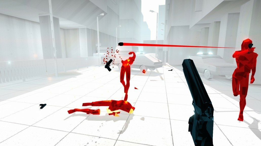 video game SUPERHOT Action shooter minimalist Minimalist Gaming Image