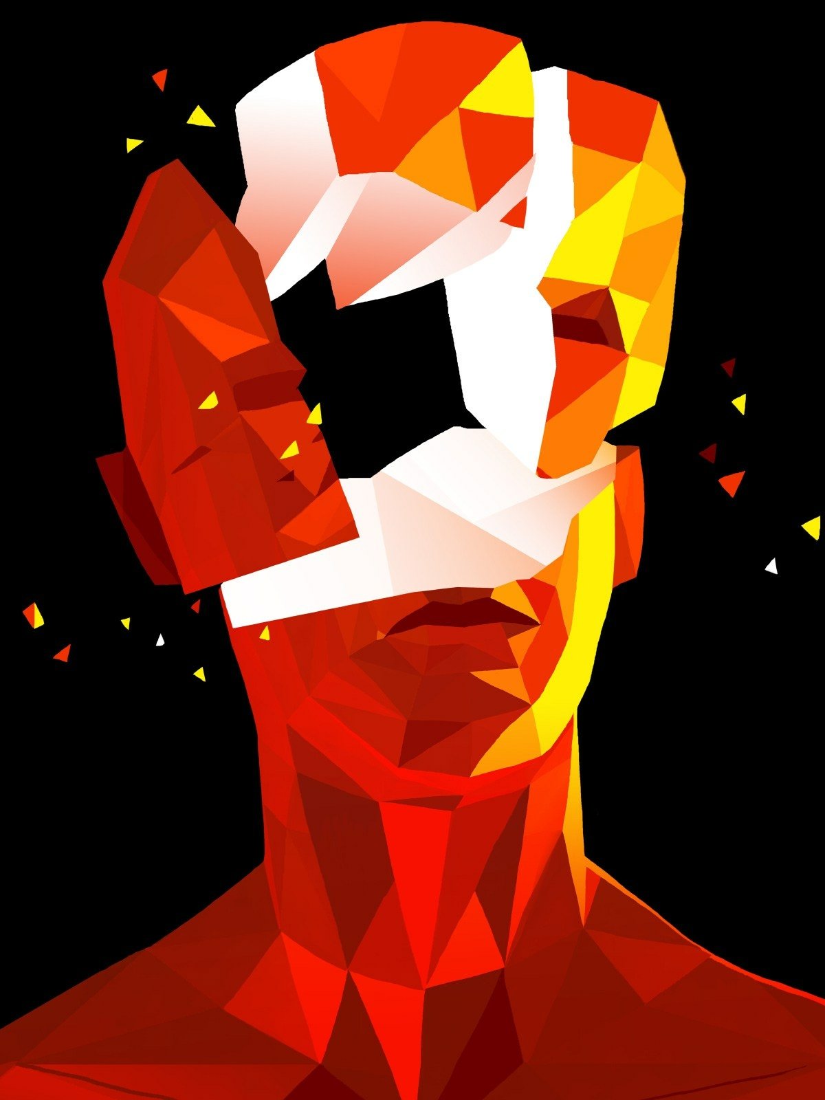 video game SUPERHOT 3D Art Abstract geometry Image