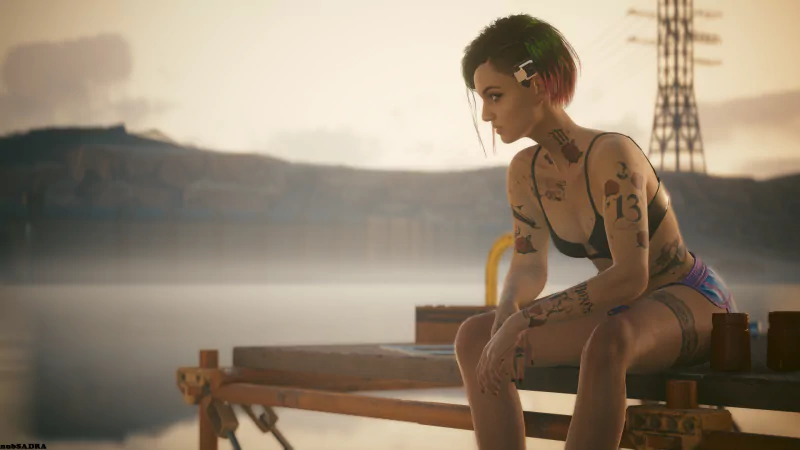  Judy Alvarez Lake Photo - Cyberpunk 2077