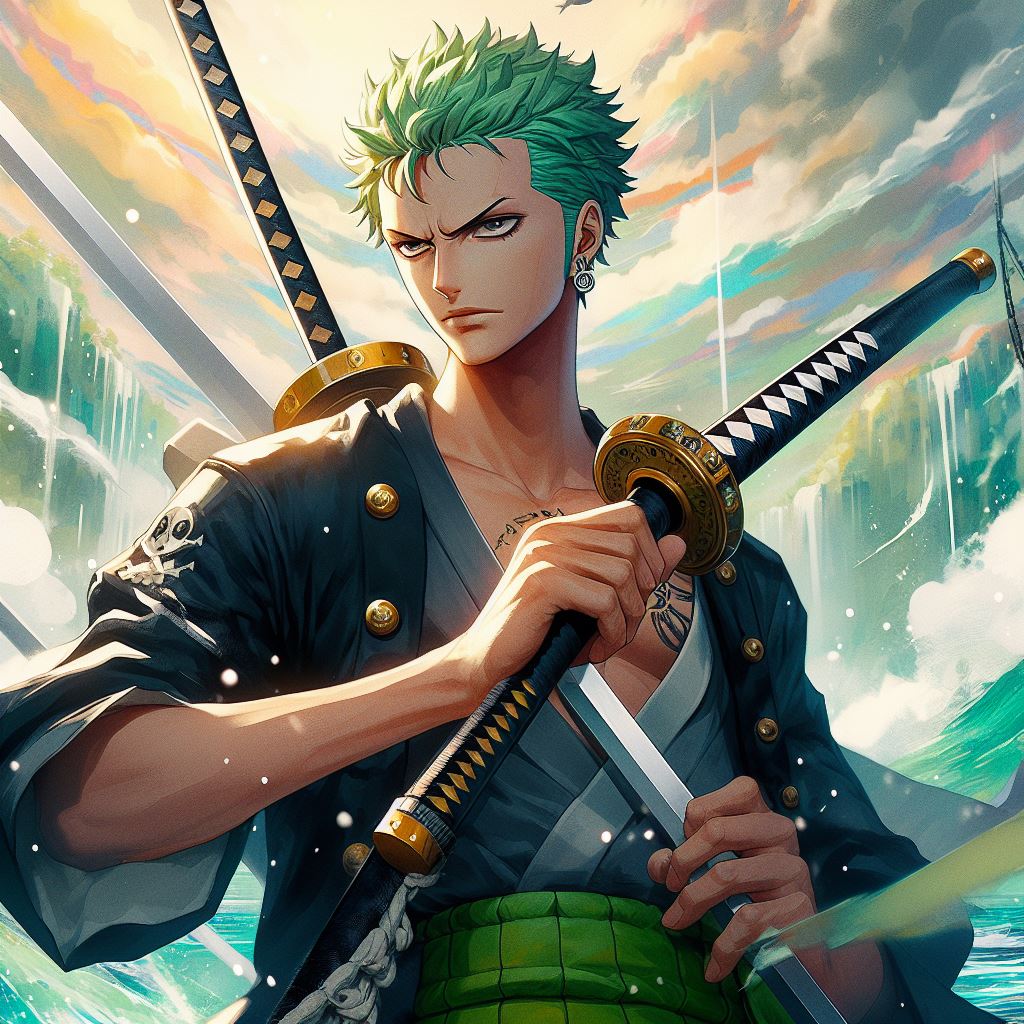 roronoa zoro by lukychandra - Image Abyss